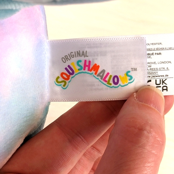 💜NWT Squishmallows Mitch the Tie Dye Platypus, 8 inches - Picture 9 of 11